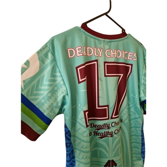 Brisbane Broncos Indigenous Deadly Choices Jersey Shirt Size Small 20 x 27 - Picture 7 of 7